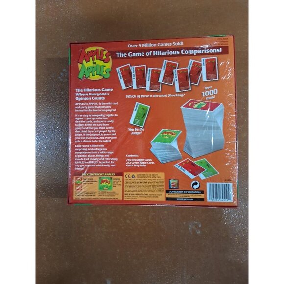 Apples To Apples Party Box Game For Family & Friends  4-10 Players 12+  30-Minut - Picture 2 of 2